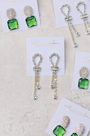St Armands Designs of Sarasota - Thoroughbred Diamond Drop Earrings