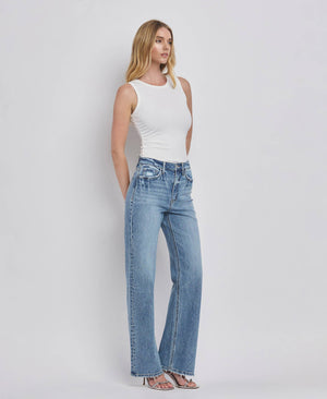 90’s Super High Rise Wide Jeans in Leaping Water