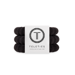 TELETIES - Nylon Hair Ties | Large | Jet Black