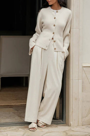 Hourglass Ivory Cardigan