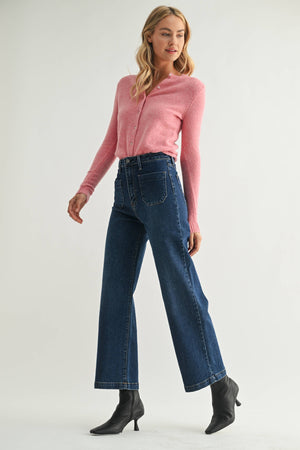 JBD Dark Patch Pocket Wide Leg