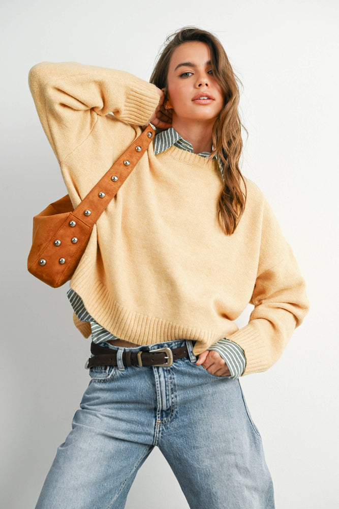 Marigold Tie-back Sweater