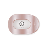 TELETIES - Round Flat Hair Clip | Medium | Pearly Pink