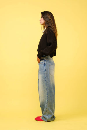 Baggy Wide Leg Jean