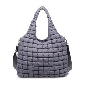 Elevate - Quilted Puffer Nylon Hobo: Navy
