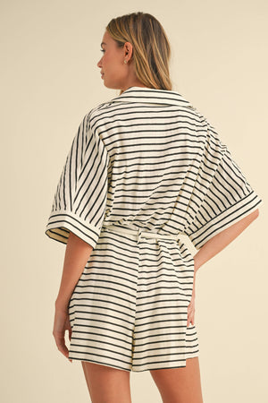 Striped Relaxed Romper
