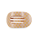 TELETIES - Round Flat Hair Clip | Medium | Sunny Days Ahead