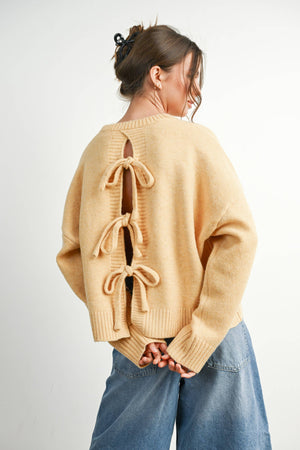 Marigold Tie-back Sweater