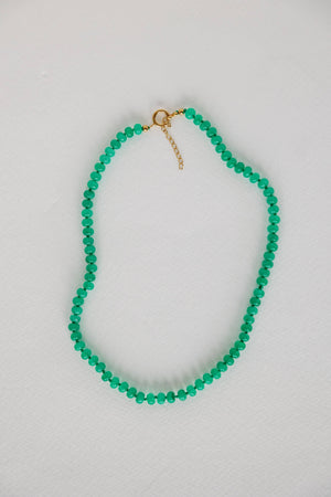 St Armands Designs of Sarasota - 18" Genuine Jade Candy Necklace