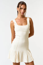 Cream Tennis Sweater Dress