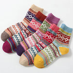 Retro Pattern Warm Socks