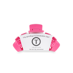 TELETIES - Classic Hair Clip | Tiny | Paradise Pink