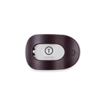 TELETIES - Round Flat Hair Clip | Small | Burgundy Bliss