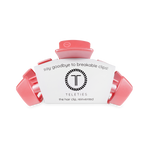 TELETIES - Classic Hair Clip | Medium | Calming Coral
