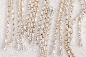 St Armands Designs of Sarasota - Swingy Diamond Tennis Duster Earrings