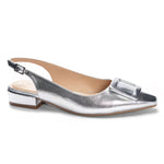 Sweetie Metallic Slingback -Silver