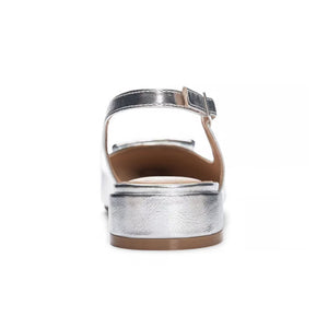 Sweetie Metallic Slingback -Silver