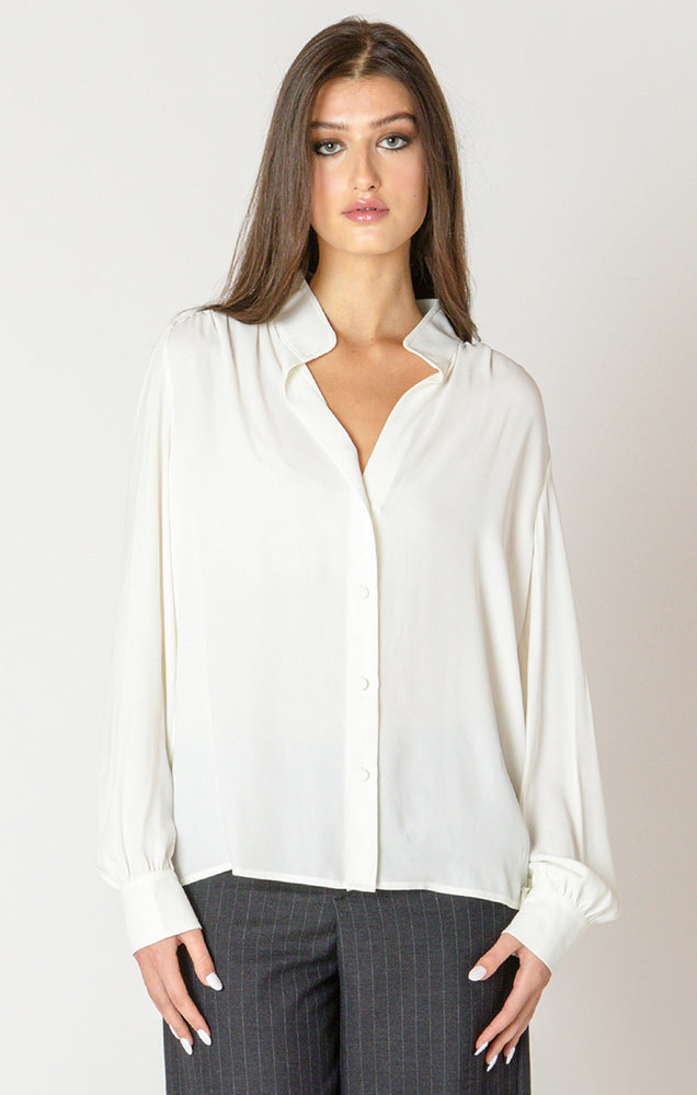 Off White Dress Blouse
