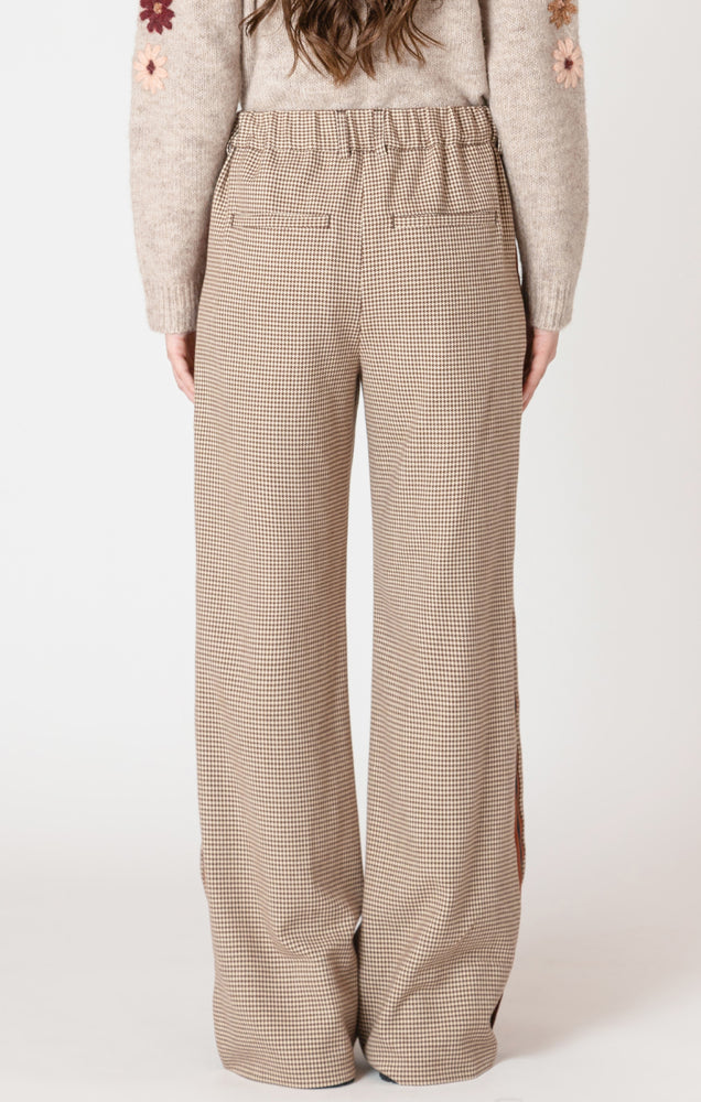 Houndstooth Striped Trouser
