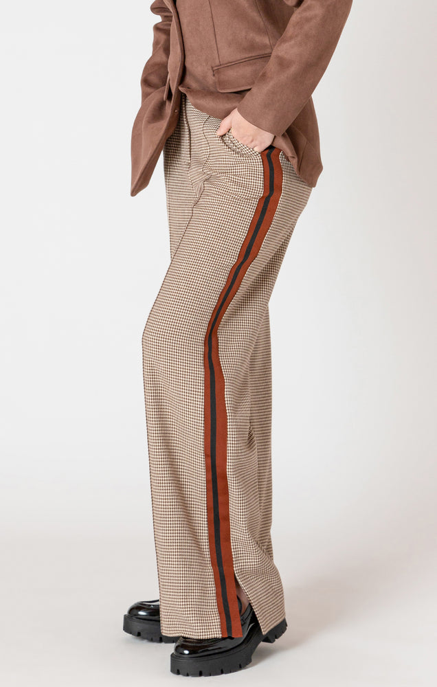 Houndstooth Striped Trouser