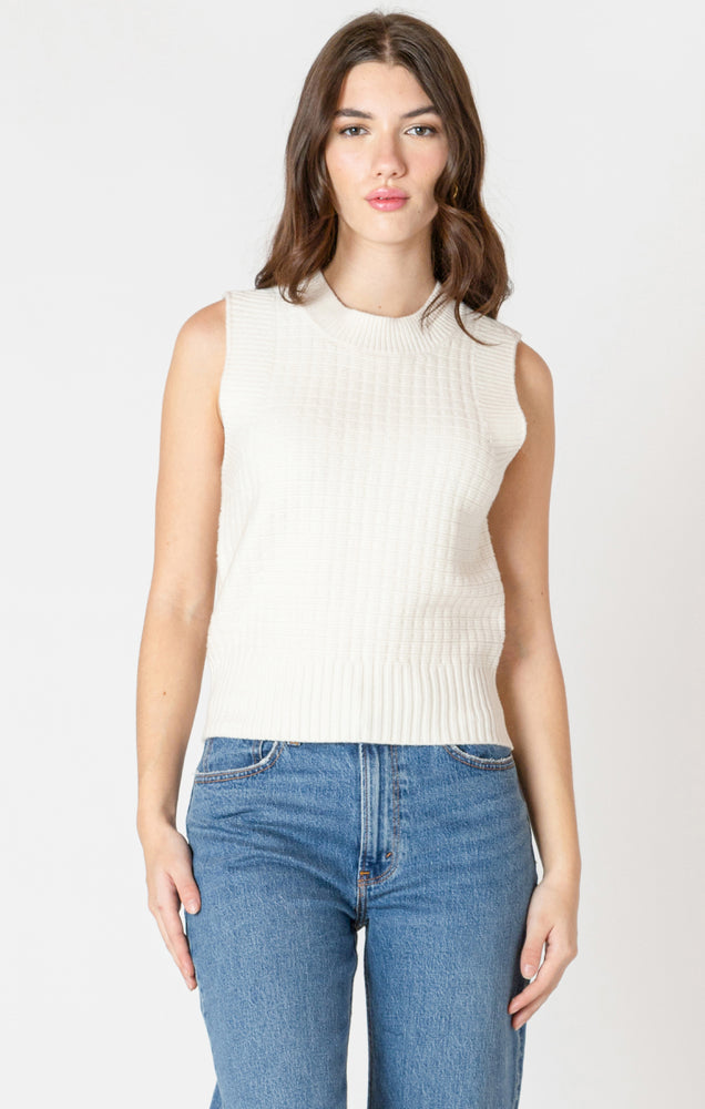 Cream Sweater Tank