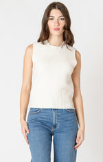 Cream Sweater Tank