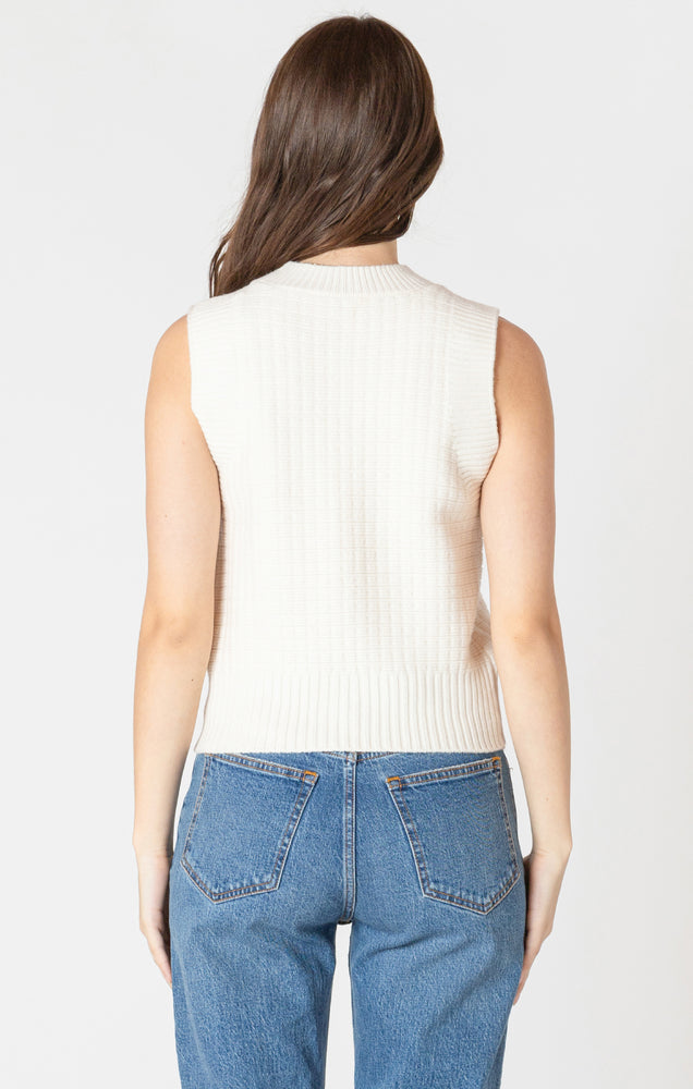 Cream Sweater Tank