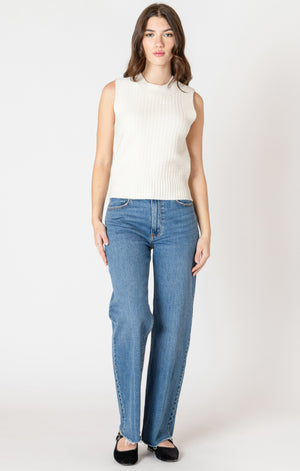 Cream Sweater Tank