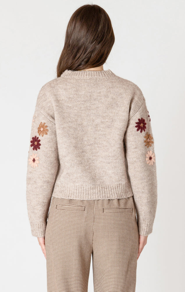 Floral Applique Sweater