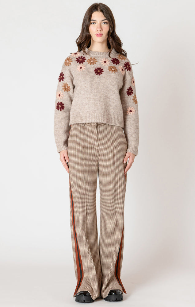 Floral Applique Sweater