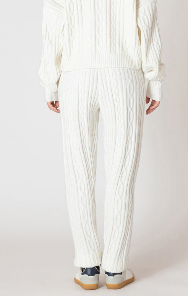 Winter White Cable Jogger