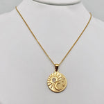 Multi-style Star Moon Sun Stainless Steel Pendant Necklace