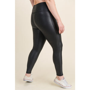 Foil Highwaist Leggings- VOLUME