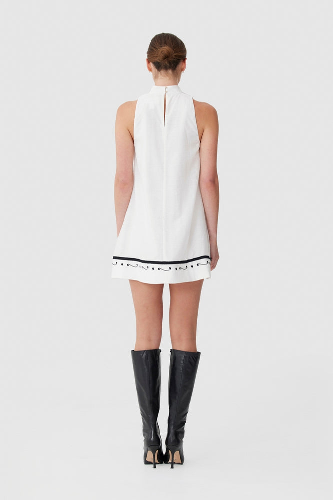 Keepsake black and white dress hotsell