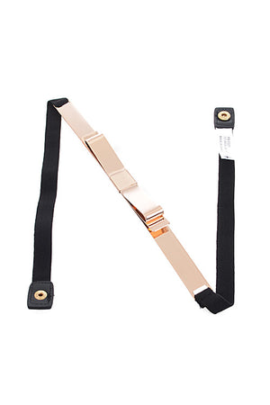 Gold Ribbon Elastic Belt