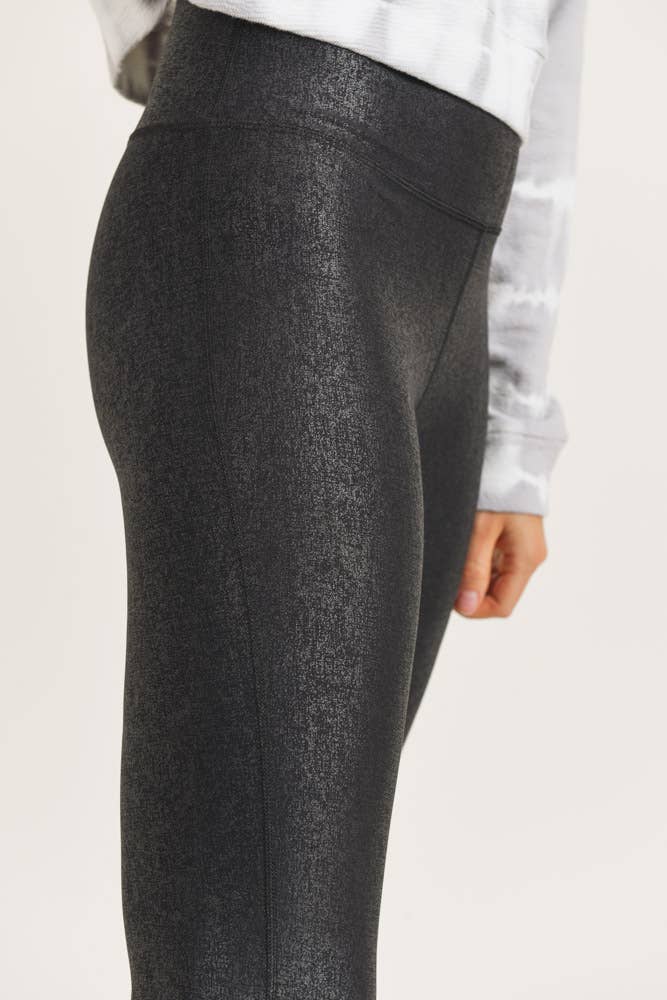 Crackle Glaze Foil Highwaist Leggings – 218