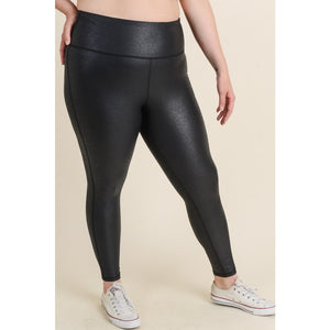 Foil Highwaist Leggings- VOLUME