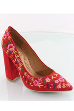 Red Embroidery Shoe