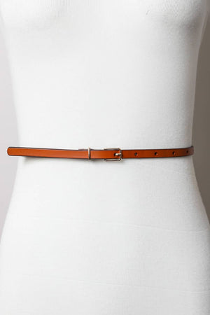 Super Skinny Cinch Belt: Camel