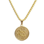 Zodiac Coin Necklace