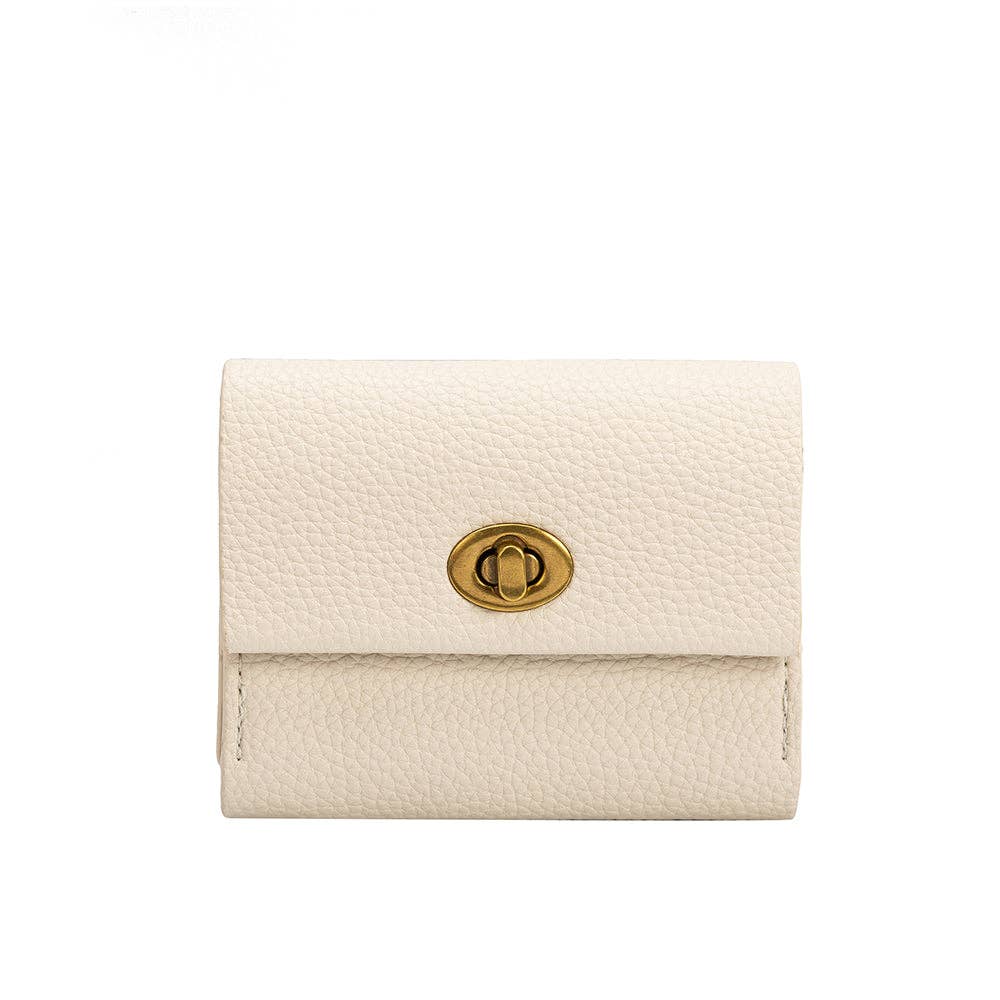 Melie Bianco - Rita Ivory Vegan Card Case Wallet