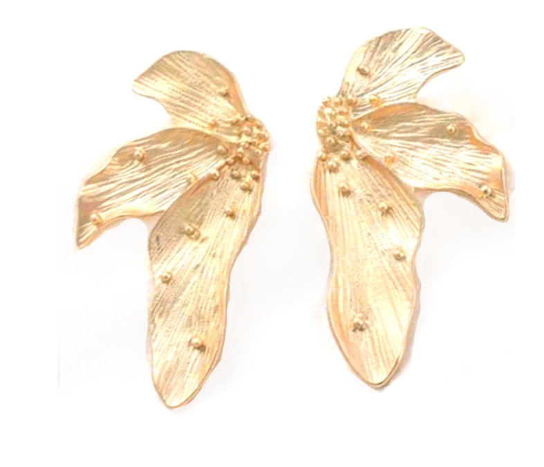 Lotus Drop Earrings