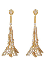 Eye Candy Los Angeles - Eiffel Tower Statement Earrings