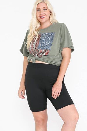 Black Biker Short- VOLUME