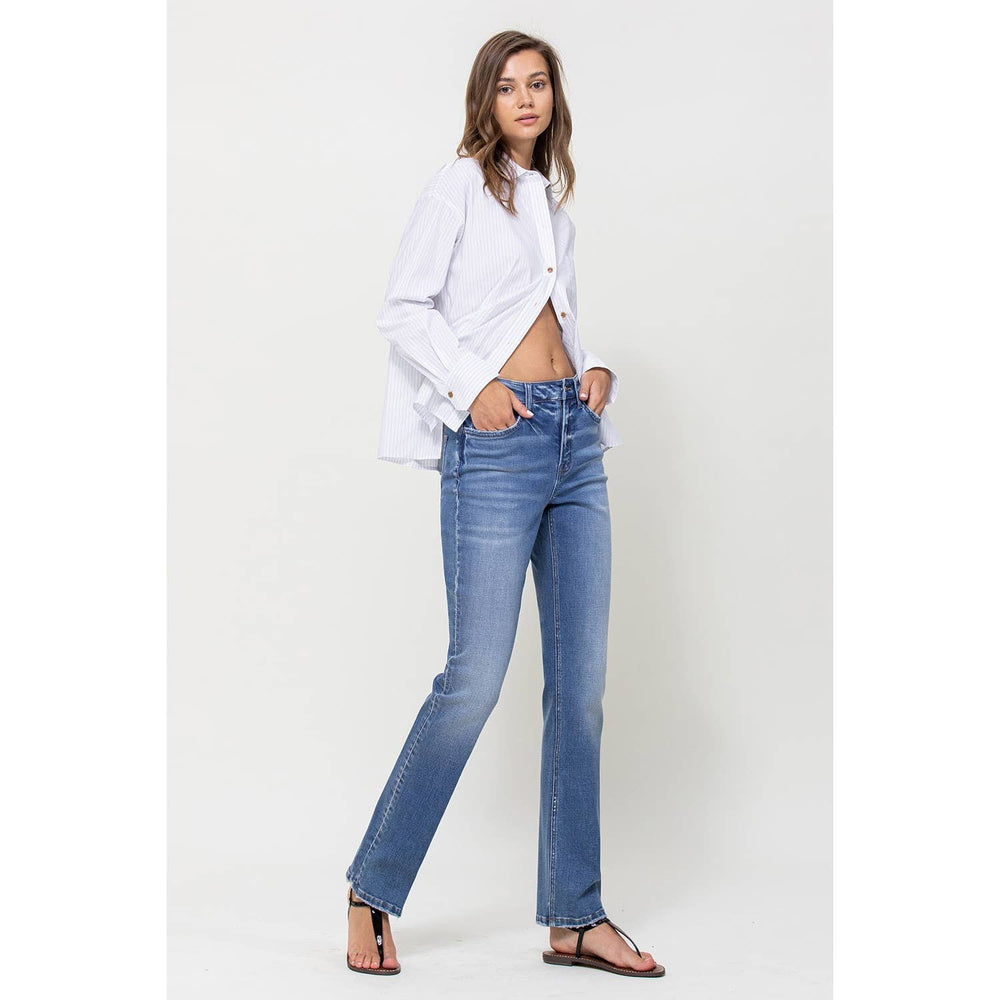 Comfort Straight High Rise Jean