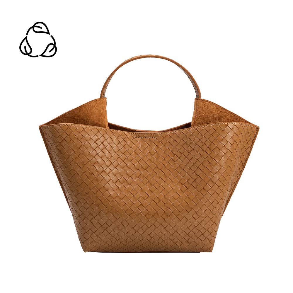Melie Bianco - Terri Tan Small Recycled Vegan Top Handle Bag