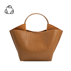 Melie Bianco - Terri Tan Small Recycled Vegan Top Handle Bag