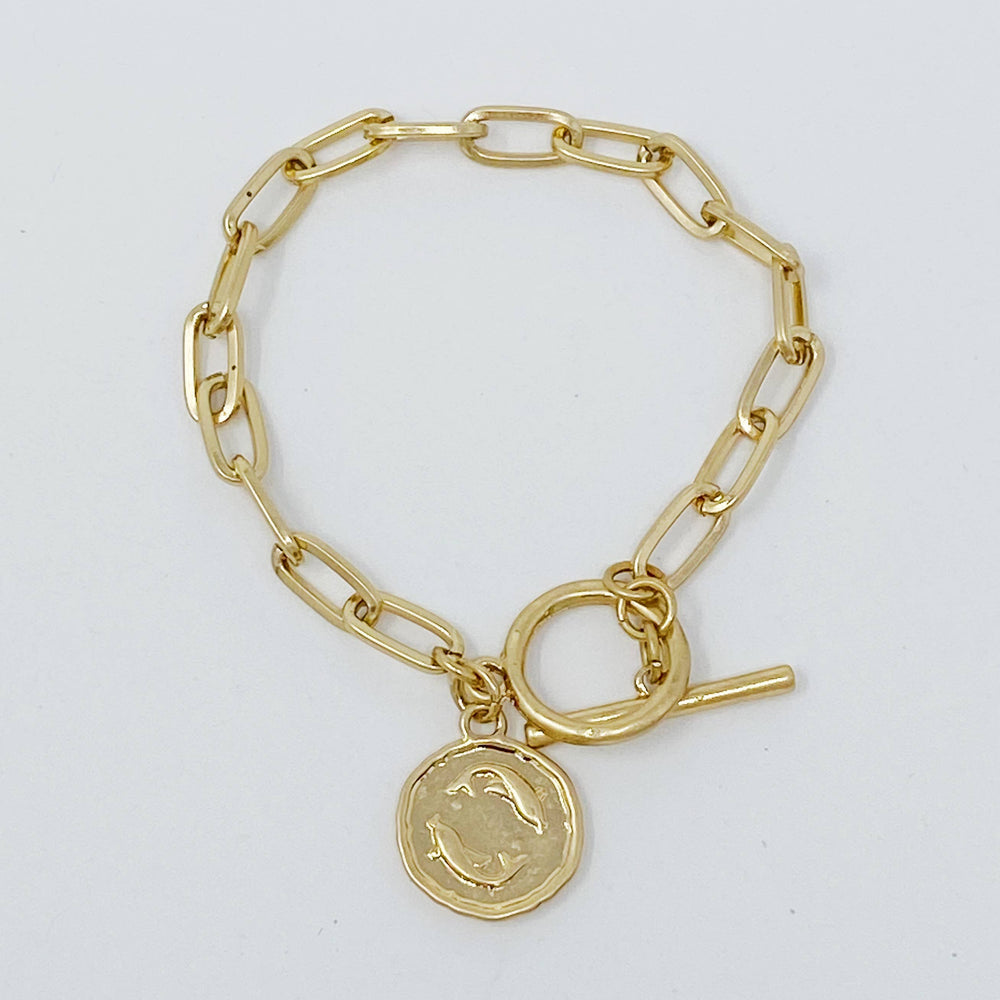 Zodiac Charm Chain Bracelet