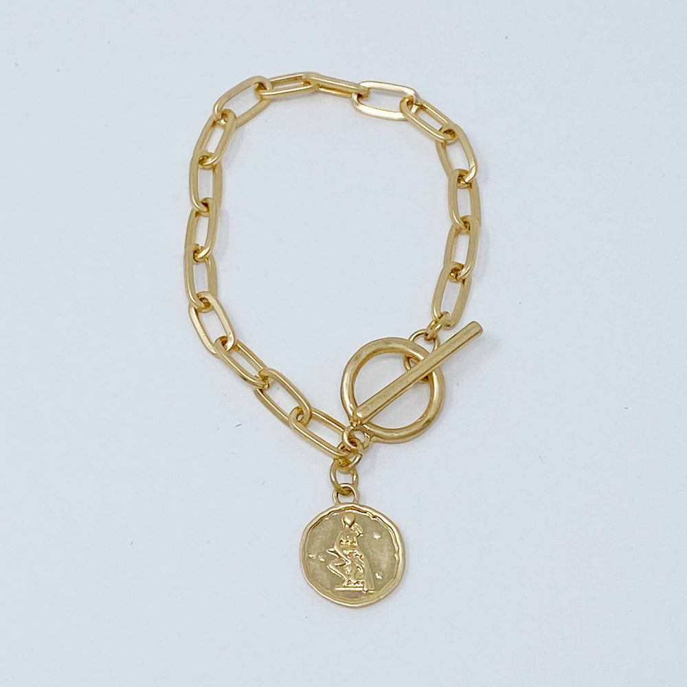 Zodiac Charm Chain Bracelet