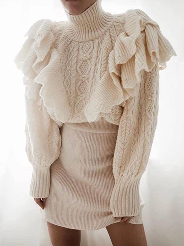 Addison Ruffle Sweater